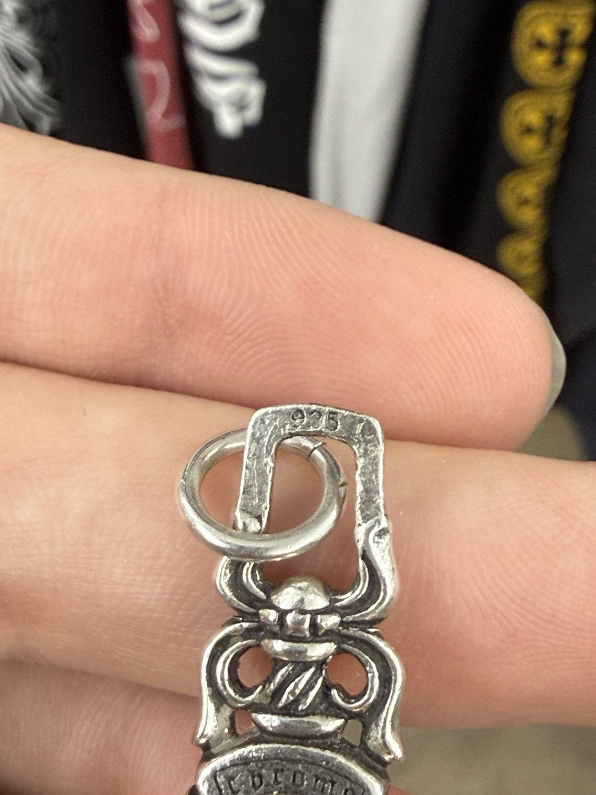Chrome Hearts Dagger Zipper Pendant Charm w/ Bale (SHIPS FAST) 100% Authentic!
