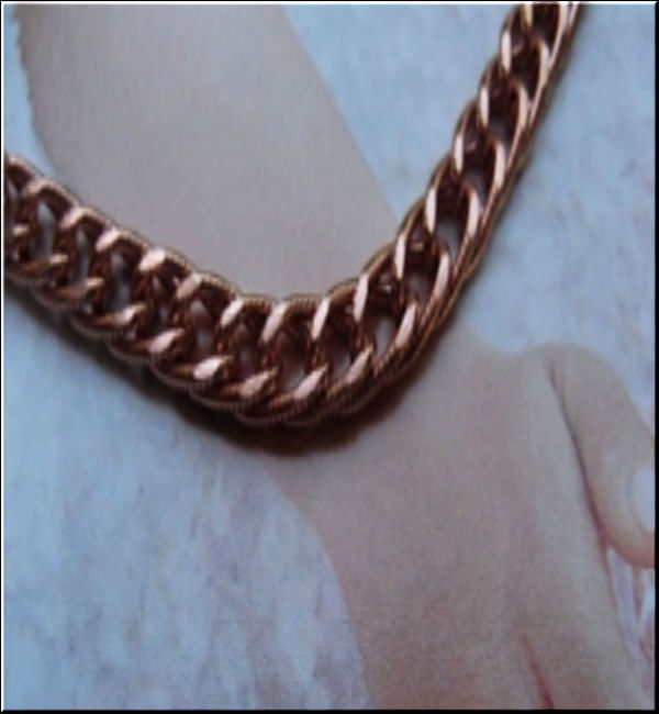Ladies Solid Copper Link Bracelet 699G -1/4 inch wide – 6 1/2 to 9 inch lengths
