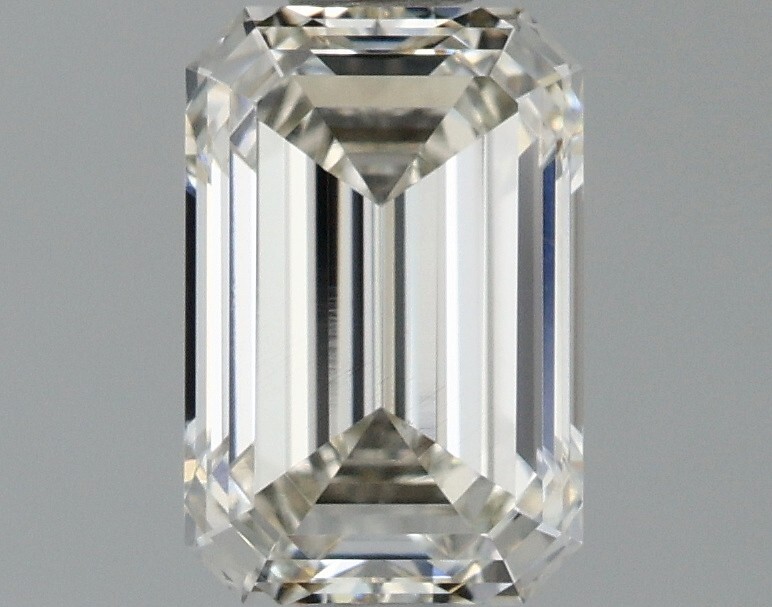 Lab Grown 1.06 Ct EMERALD Cut IGI Certified CVD Diamond H Color VS1 Clarity