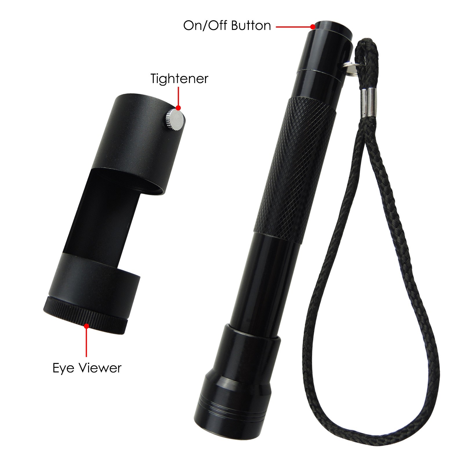 ILPO-787 Handheld Polariscope Gem Tester with Flashlight 80mm Jeweler Gemologist
