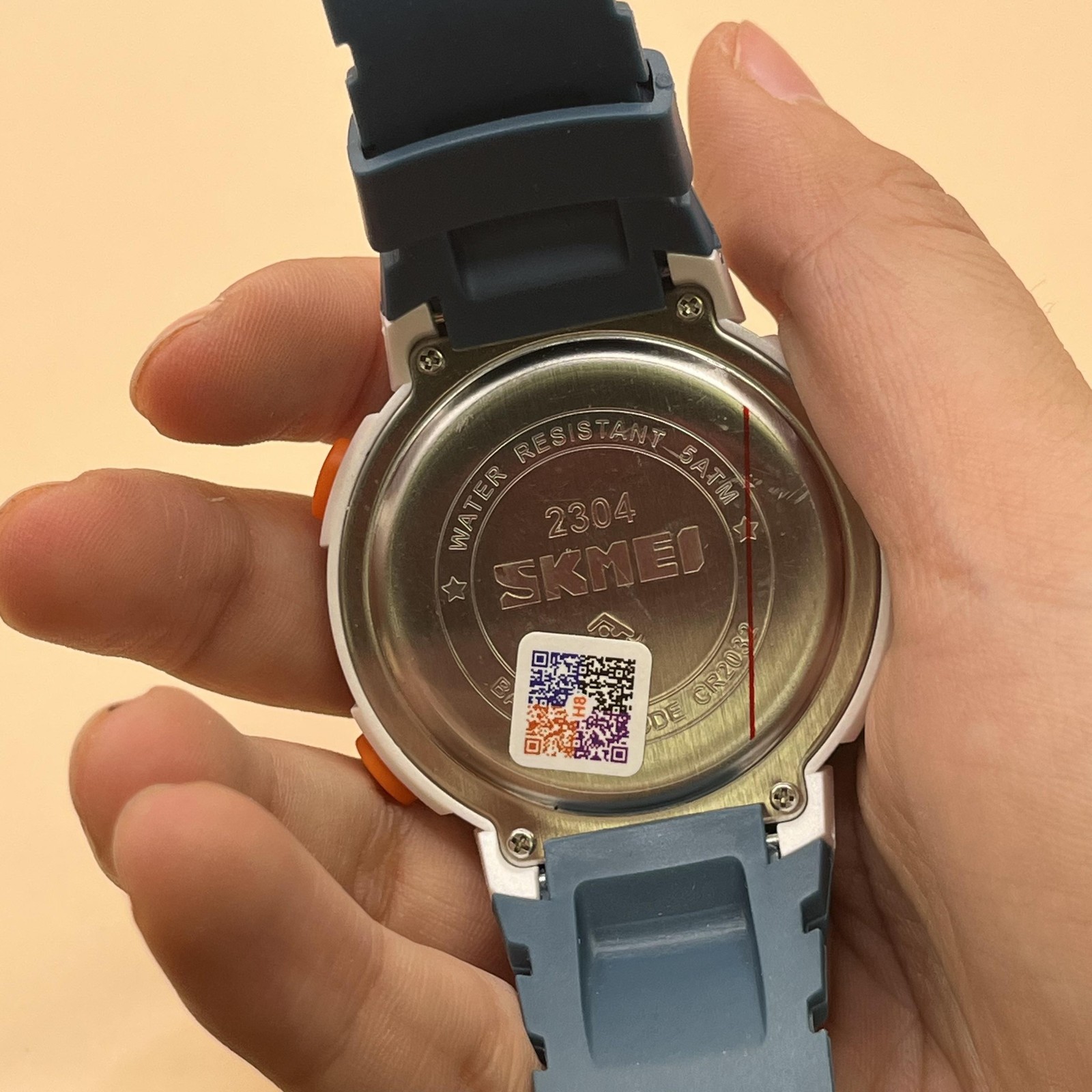 SKMEI Digital Sport Watch WR 50M Dual Time Countdown Blue 2304 Silicone