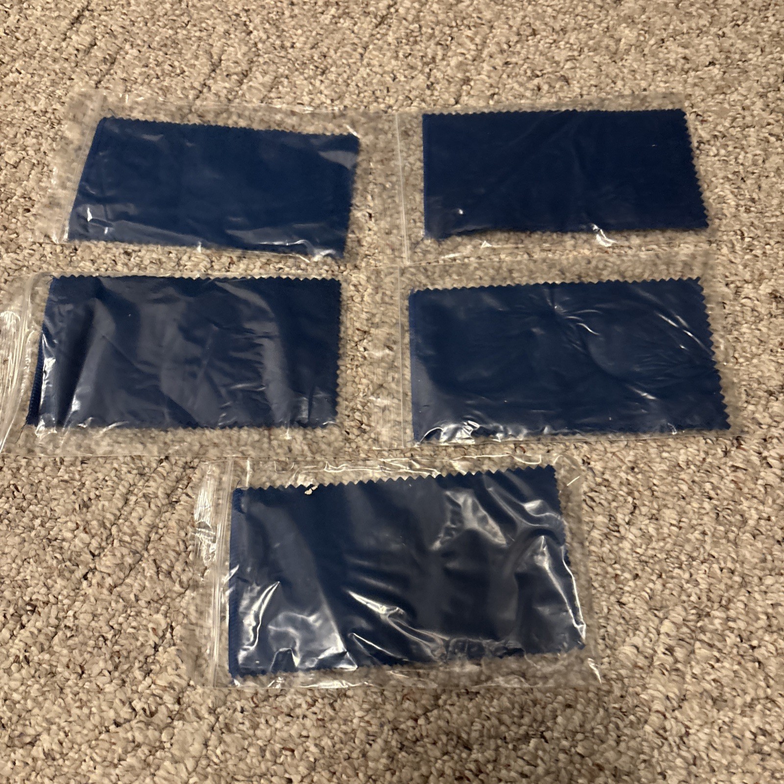 5x New Silver,Gold,Platinum Jewelry Cleaning and Polishing Cloth