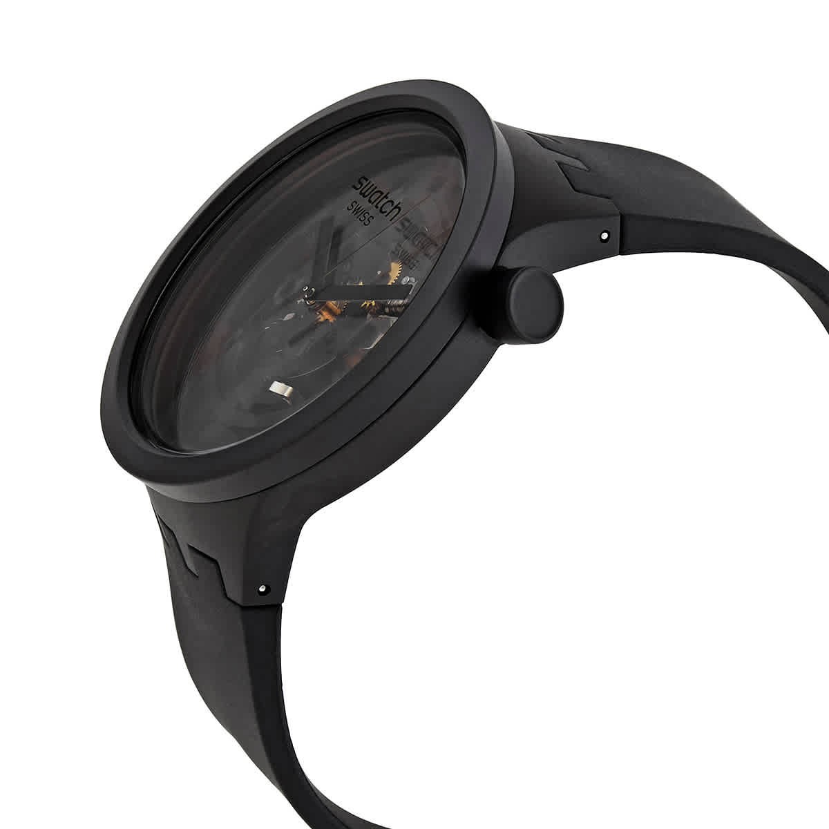 Swatch Bioceramic Quartz Black Dial Men’s Watch SB03B100