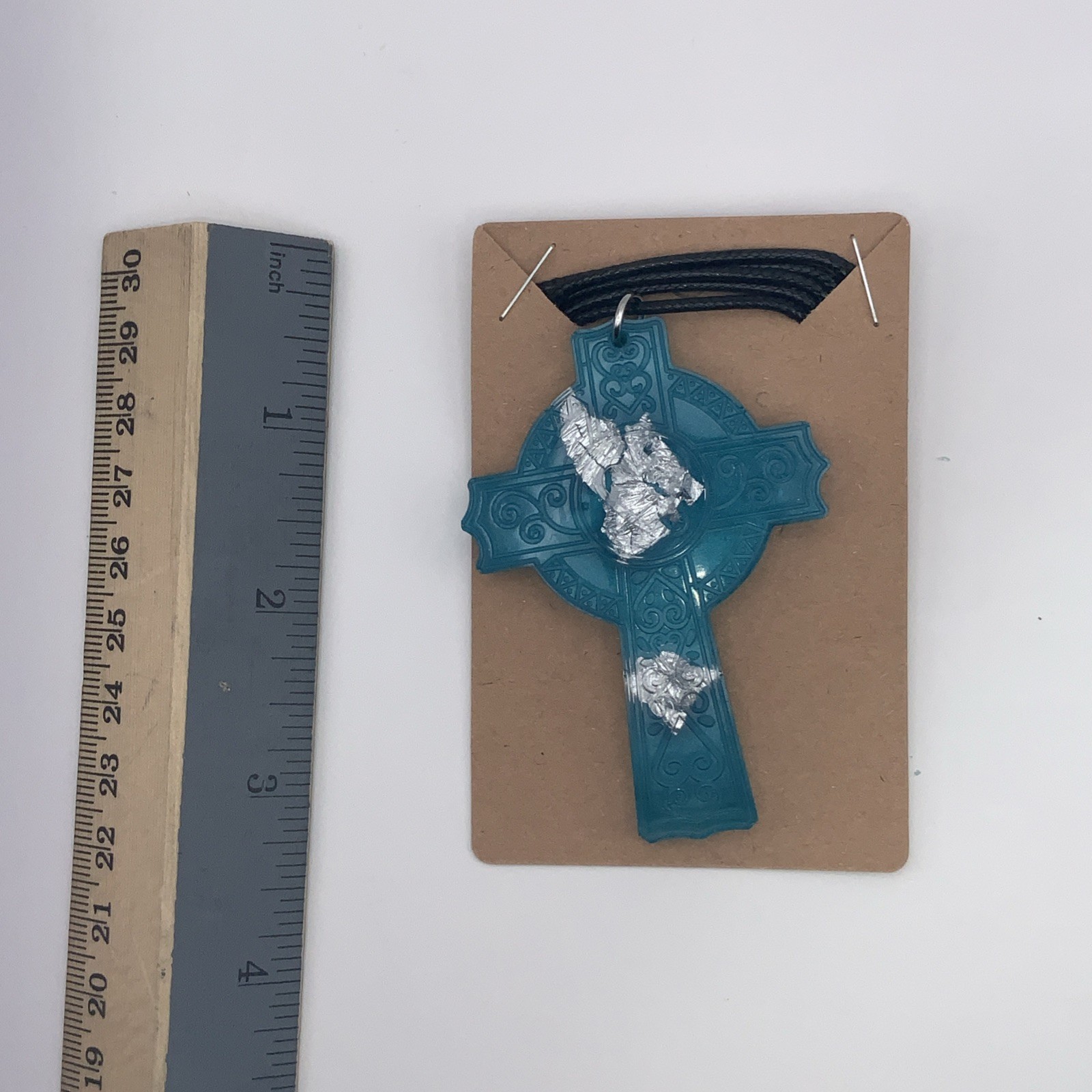 House Of David Handmade Cross Necklace Crystal Ice