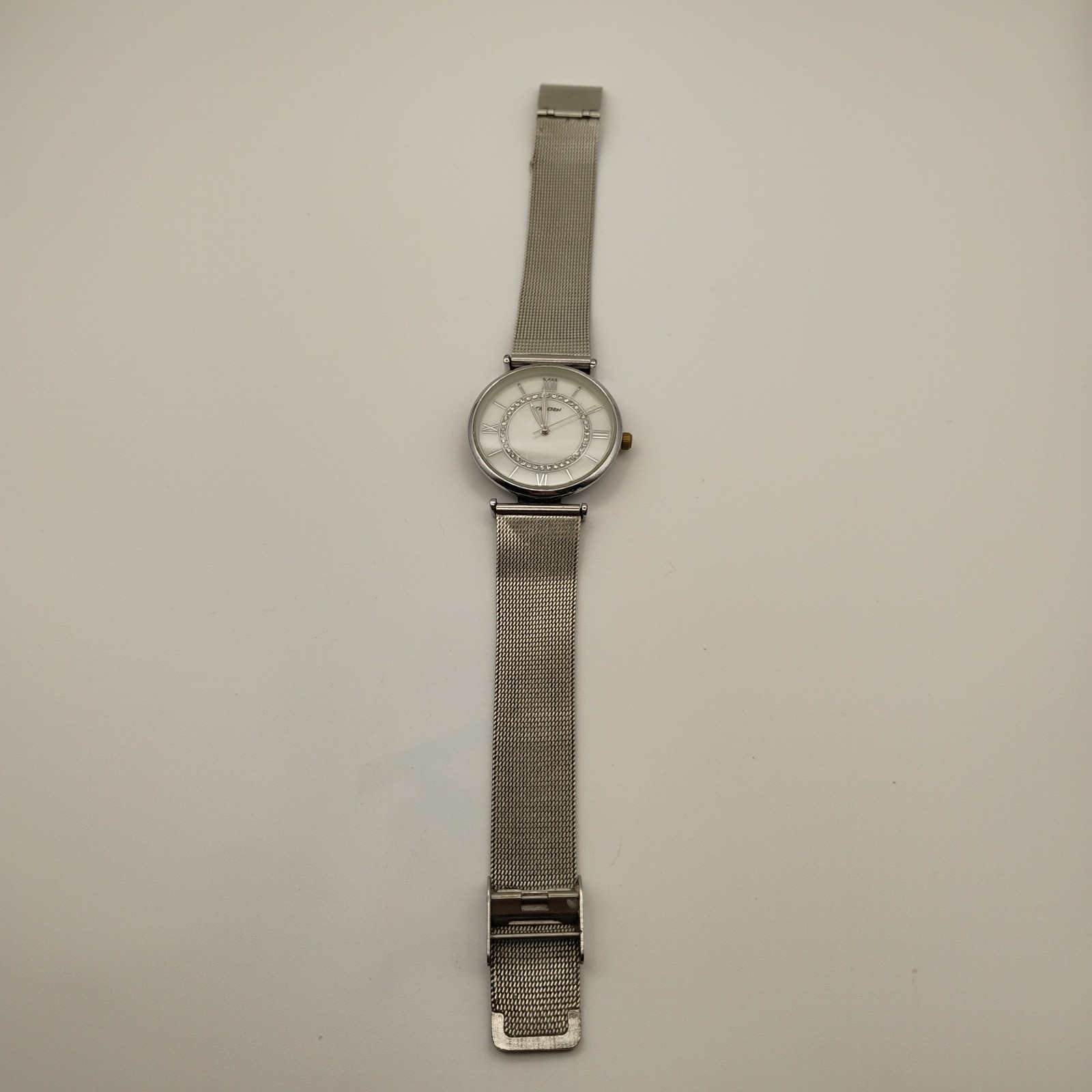 Lot Of 3 Vintage Ladies Stainless Steel Mesh Watches Needs Batteries