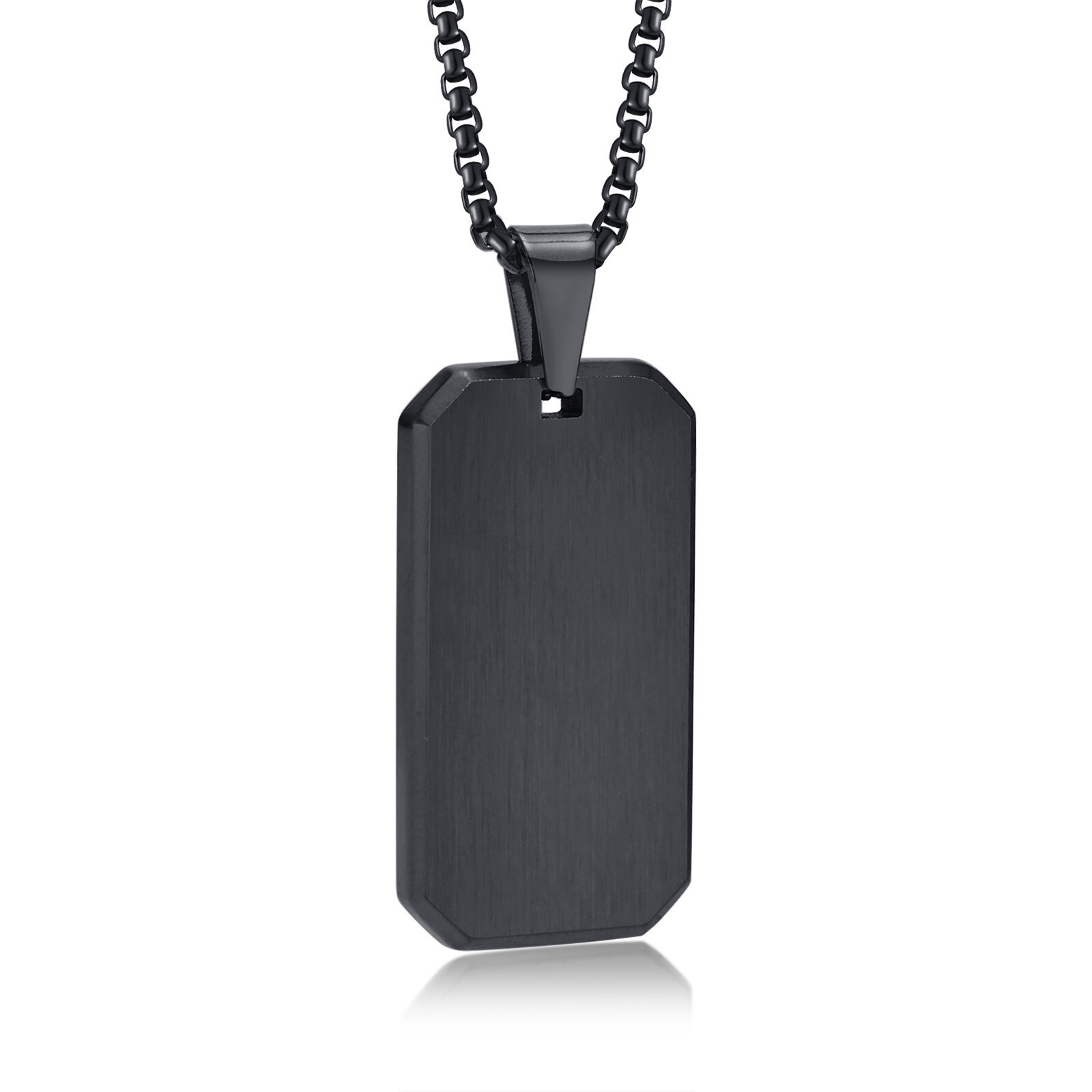 Stainless Steel Brother Tag Necklaces Chain Free Custom Graduation Classic Gift