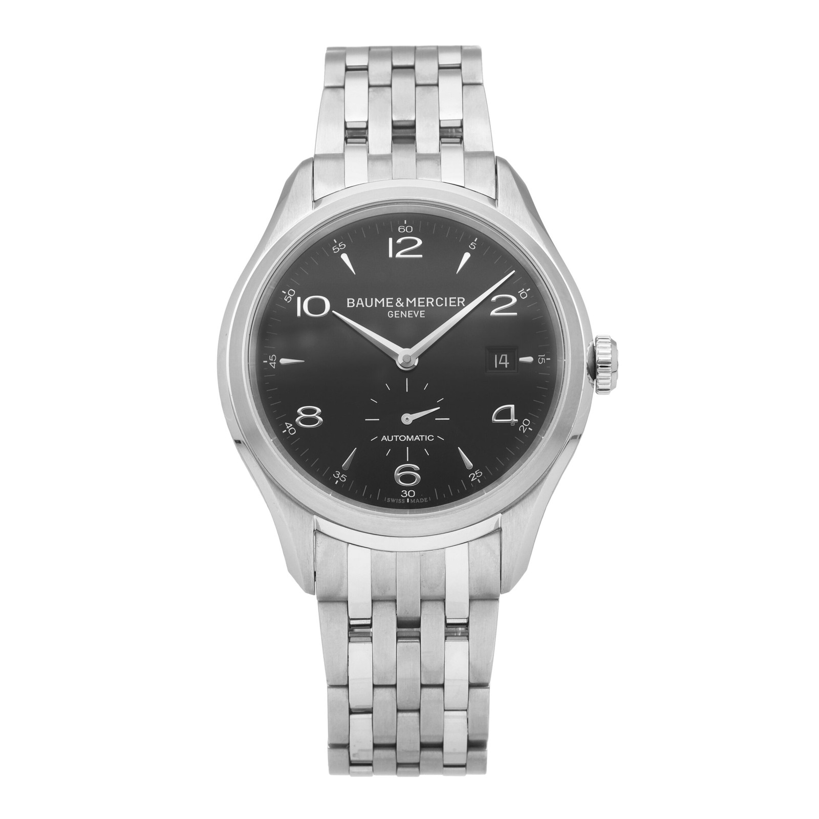 Baume & Mercier Clifton Black Dial 41mm Automatic Men’s Watch M0A10100