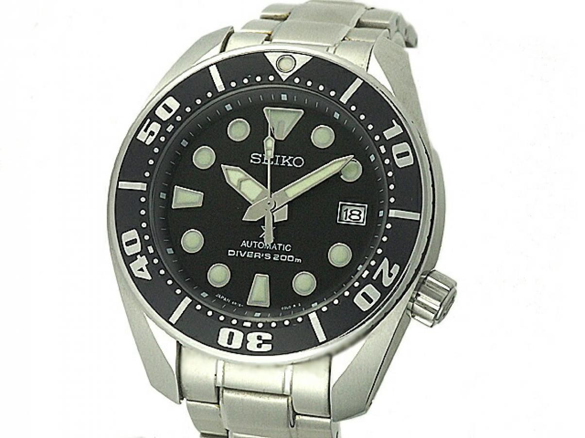 Seiko Prospex Diver Scuba SBDC031 6R15-00G0 Automatic Black Dial – Used, Japan