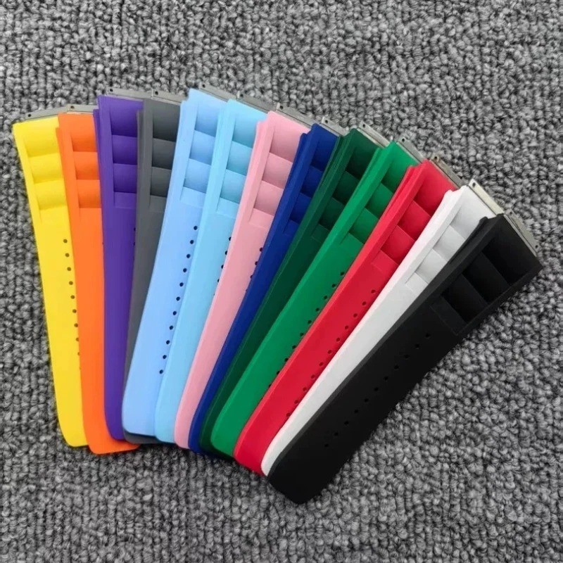 Medium Size Replacement Rubber Watch Strap Band Fits Richard Mille RM010 RM029