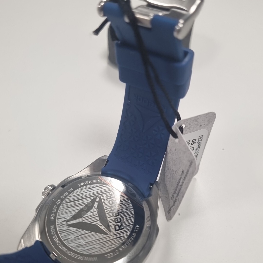 Reebok Uppercut Wristwatch 48mm Blue/Silver Men’s Watch RD-UPP-G2-S1IN-1N New OS