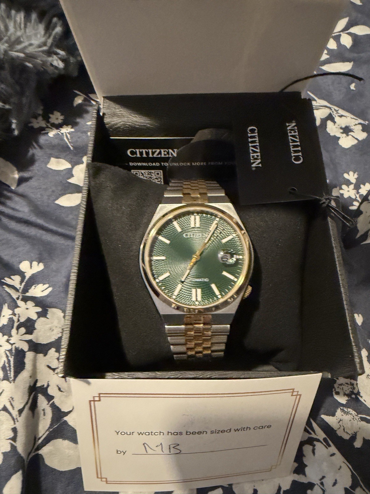Citizen Tsuyosa 60 Automatic Watch NK0024-54X FULL SET