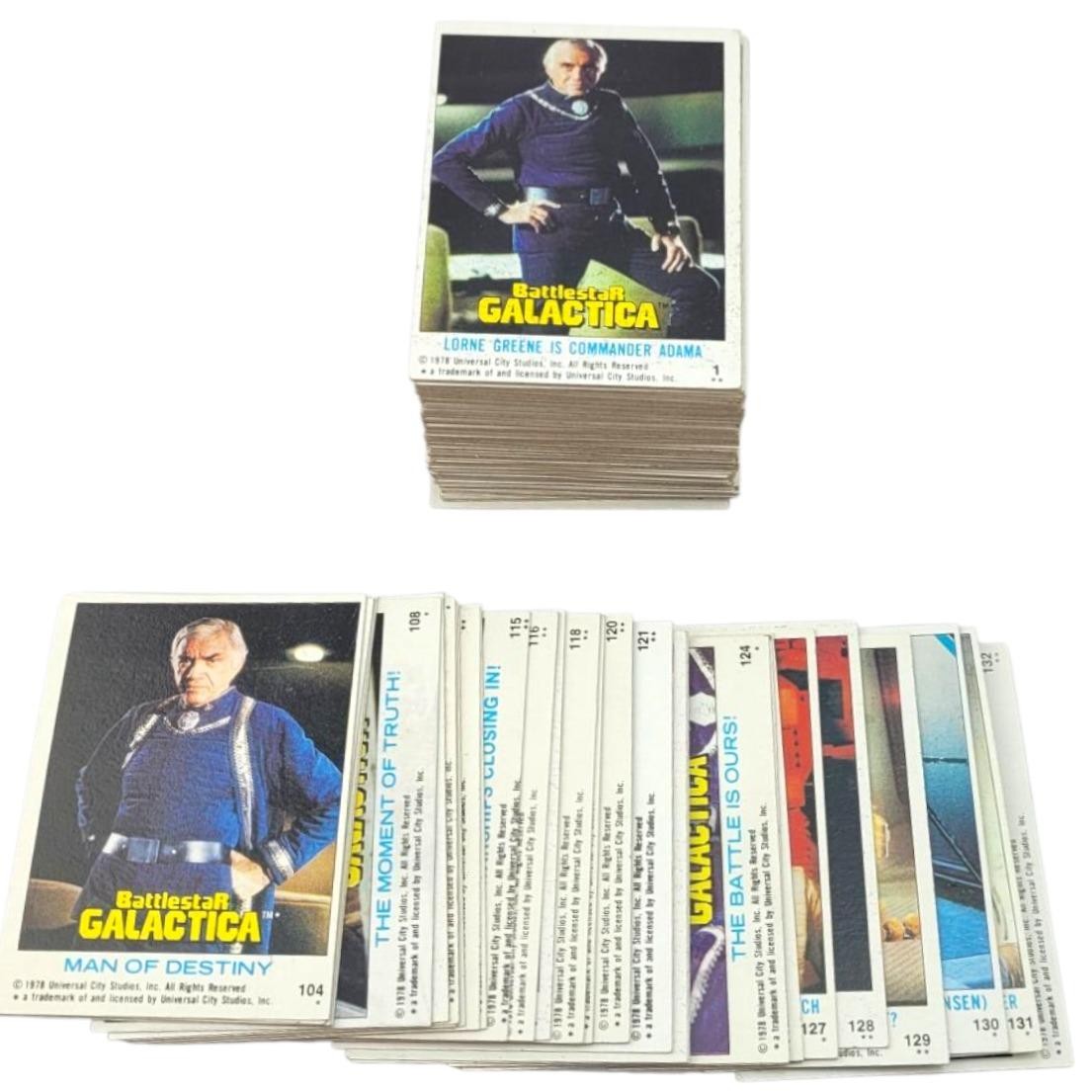 1978 Battlestar Galactica Topps Trading Cards – Full Set (#1–132) #21877