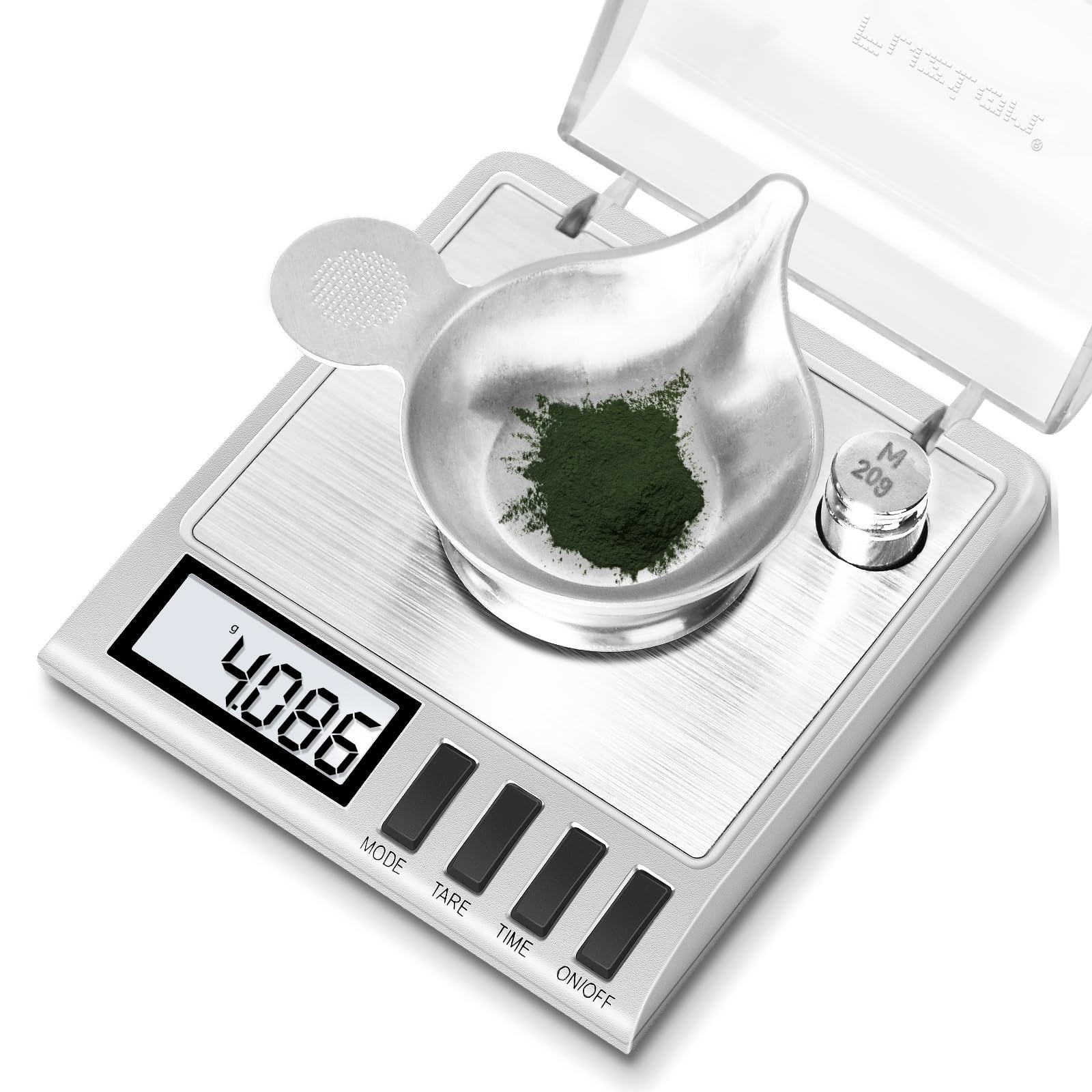 Digital Milligram Scale 50g/0.001g – Precision Jewelry & Gem Scale with Calibrat