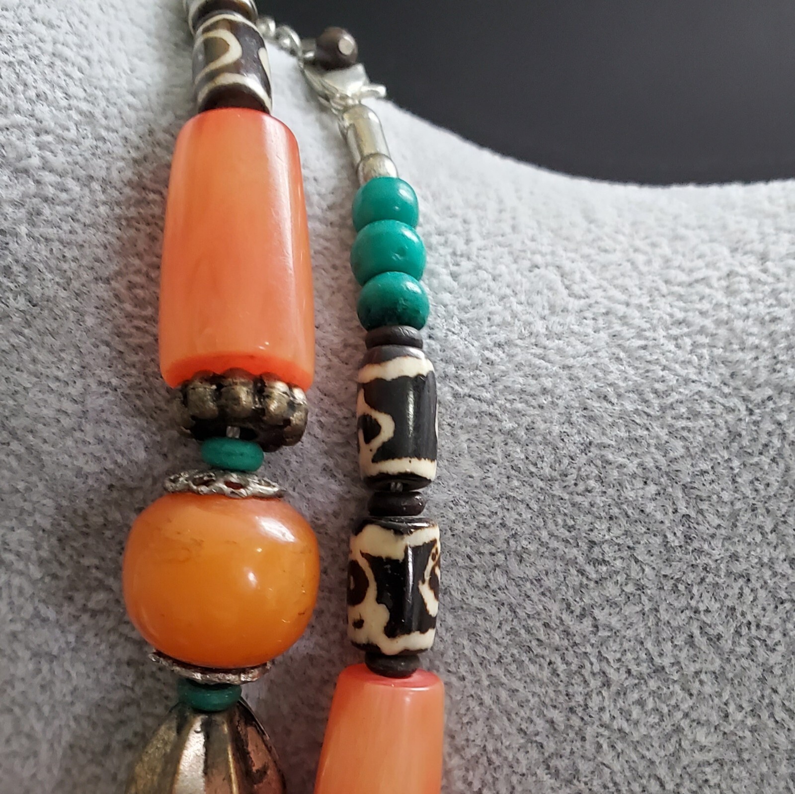 New Bohemian Boho Lot of 2 Necklaces 19 to 22 in. World Market Exclusive India