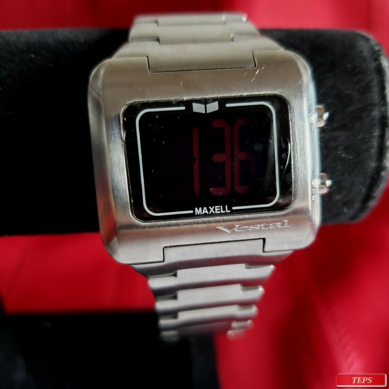 Vestal “Maxell jr.” (Stainless Steel) 50M Digital China Movement w/ Date & Light