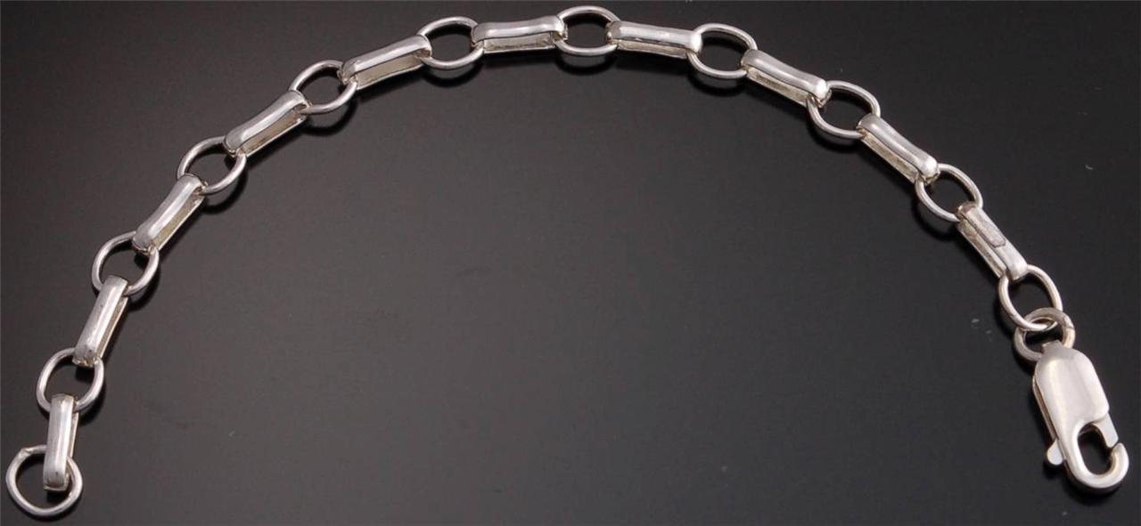 Silver Extension Chain – 4-1/2 inches Long ADD LENGTH TO ANY NECKLACE YJ21G
