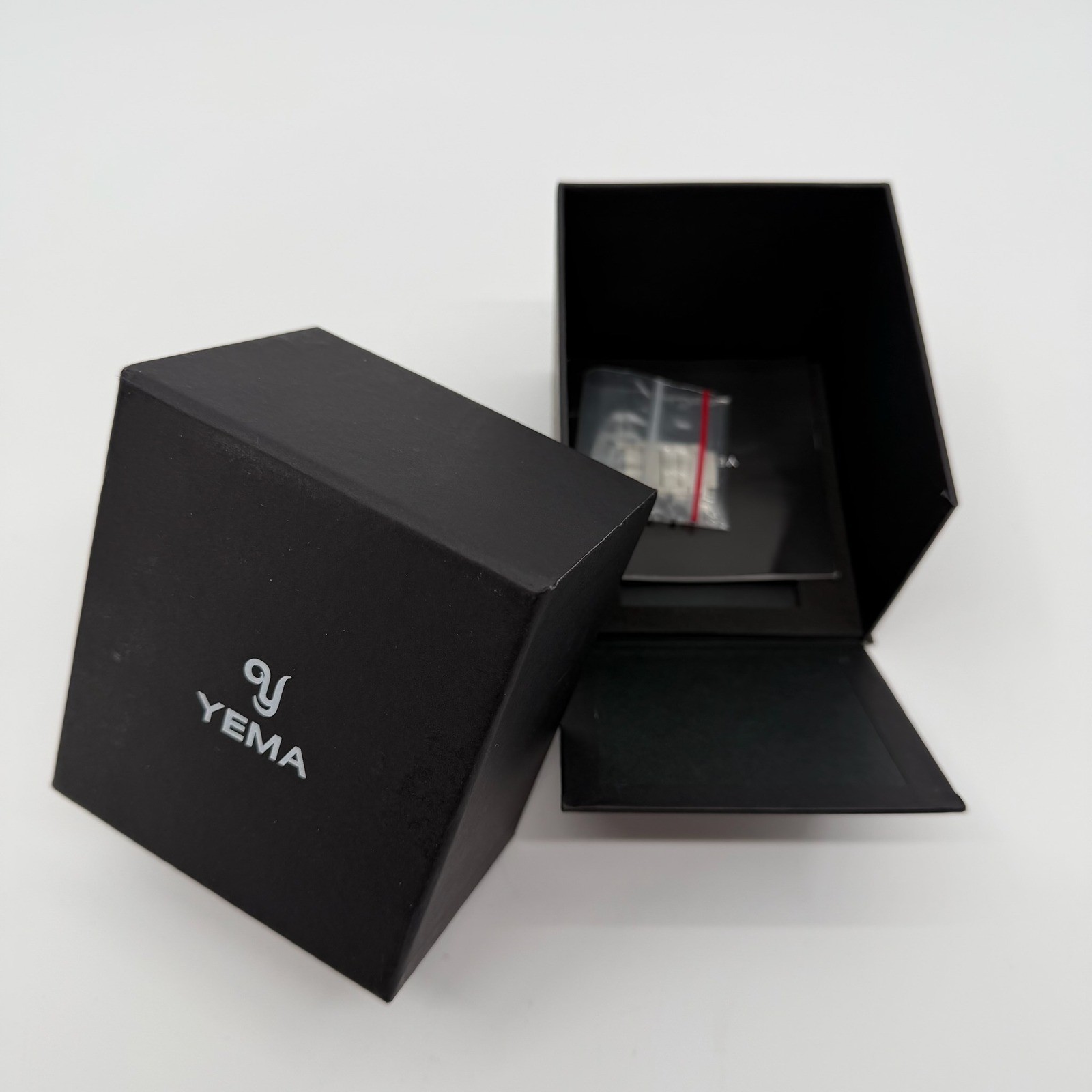 YEMA Empty Watch Gift Box with Extra Links Authentic Presentation Storage