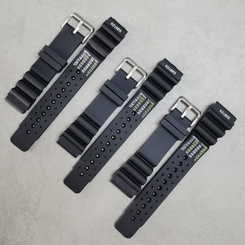 18mm 20mm 22mm 24mm ND Limits Silicone Rubber Waterproof Watch Strap Band PRO
