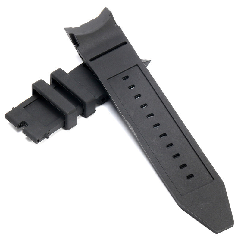 26mm Rubber Black Watch Band Strap For Invicta Pro Diver 6977-6978-6981-6983