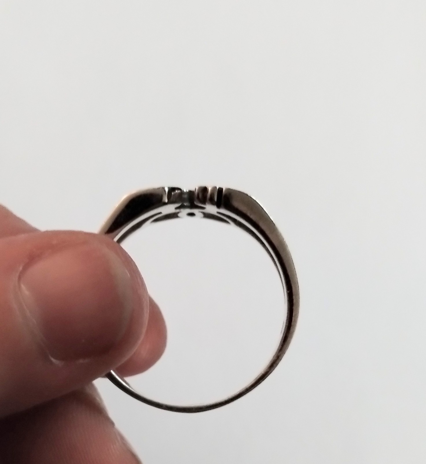 Sterling Silver male and female Symbol Ring Size 15