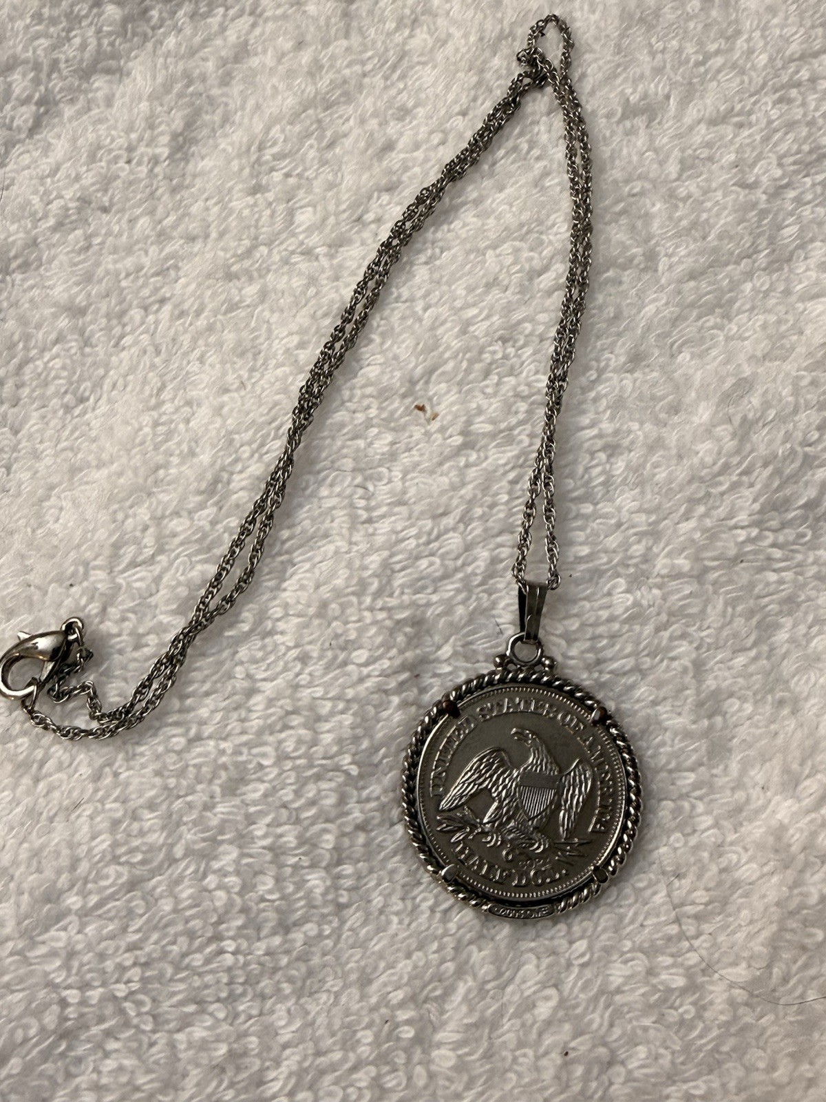 Coin Earrings,Bracelet & Necklace set From odysseys SS REPUBLIC . Reproductions.