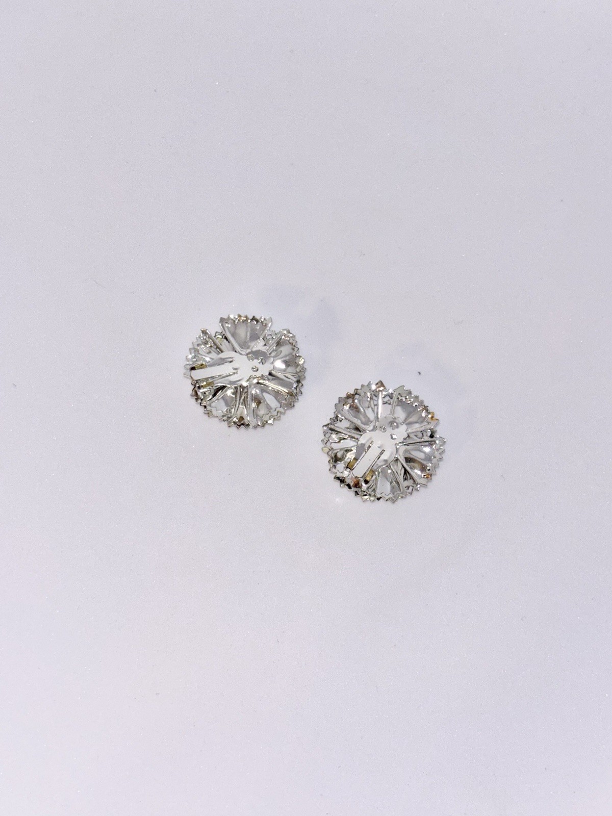Vintage Clip-On Earrings, Costume Jewelry From the 1940s-1970s Set Of 4 Pairs