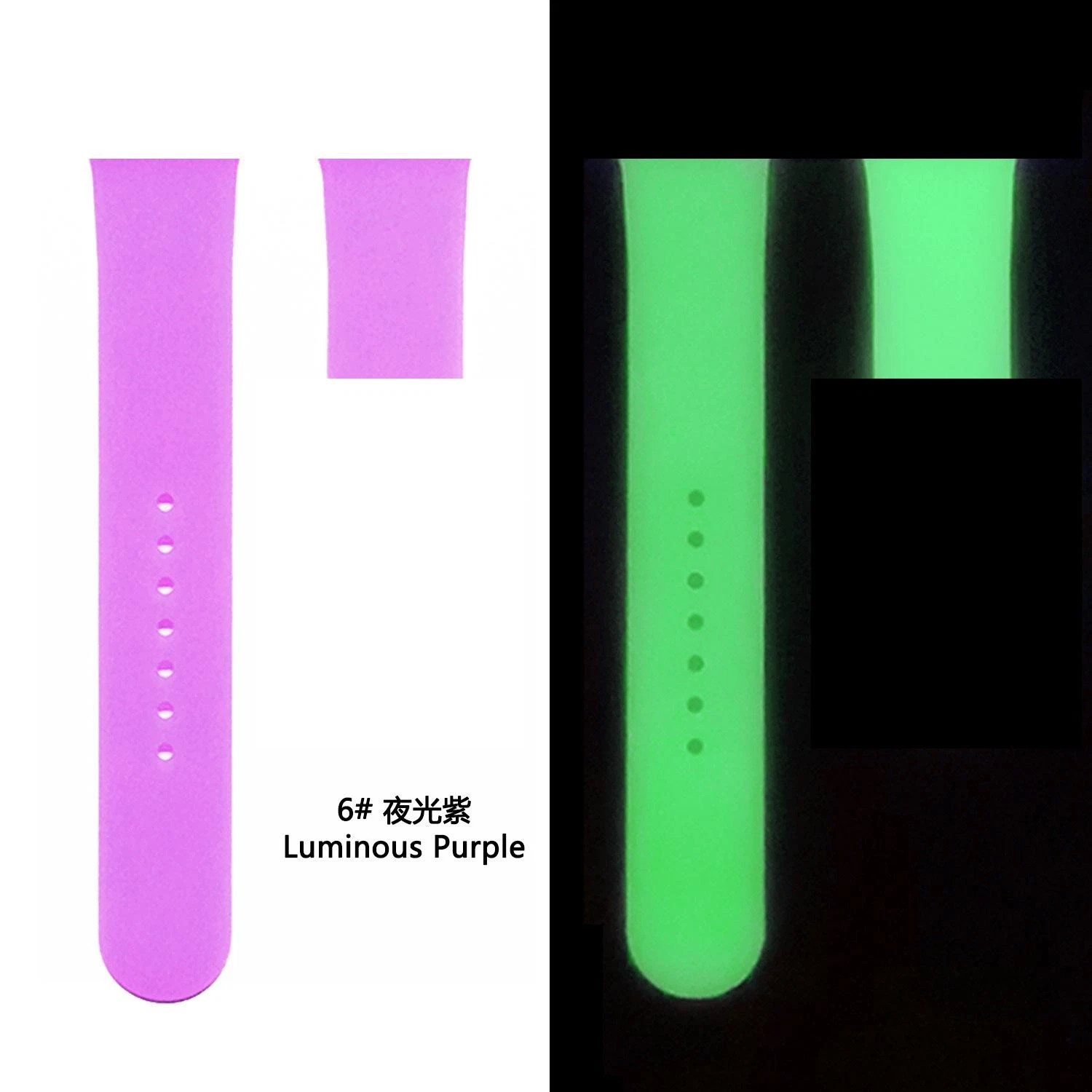 Night Glow Silicone Band Luminous for Apple Watch Strap Iwatch Light in the Dark