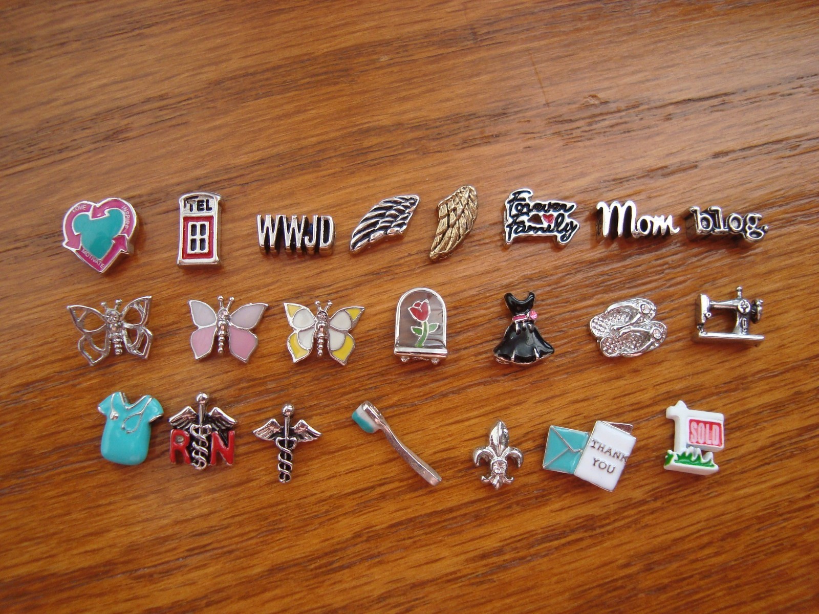 Authentic Origami Owl “Your Choice” of Charms” “New” C 2