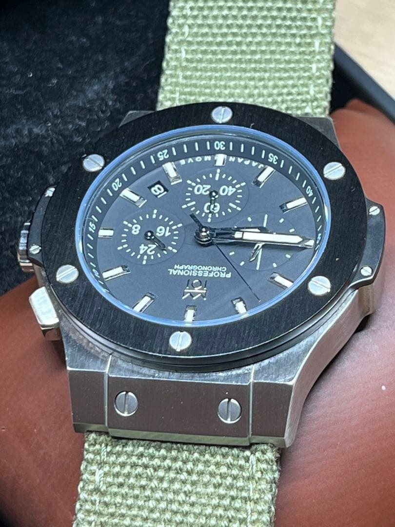 HYAKUICHI 08 Chronograph 10BAR DAY Rare, Excellent Condition, Working From Japan