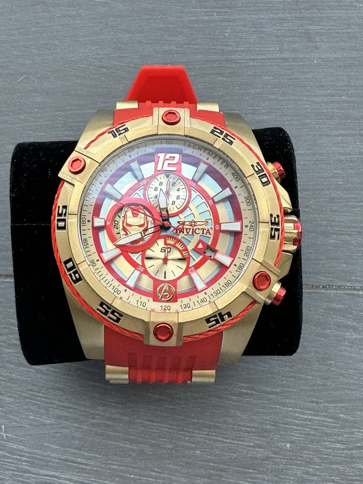 INVICTA Iron Man collaboration red Marvel Watch Model 26796
