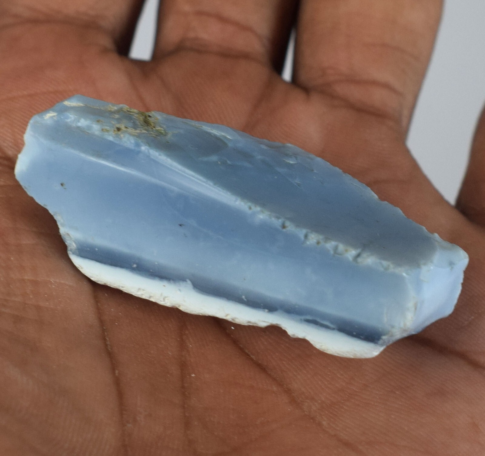 Blue Opal Australian Natural Untreated Gemstone 94.70 Ct/49 mm Rough Mineral