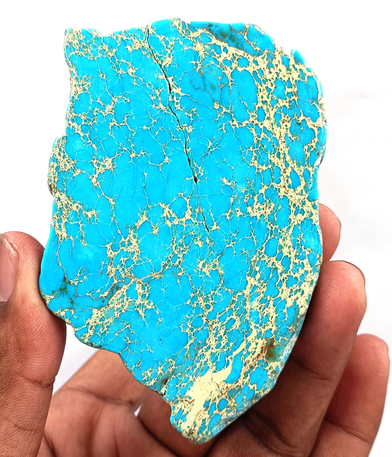 451.5 Ct Natural SKY Blue Turquoise Slab Uncut Rough Certified Loose Gems 5MHK