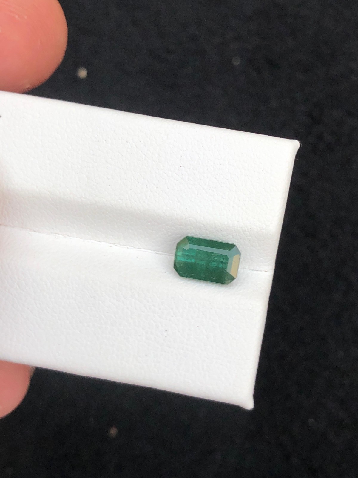 1.60 Carat Natural Cut Tourmaline Emerald Shape loose Gemstone from Afghanistan.