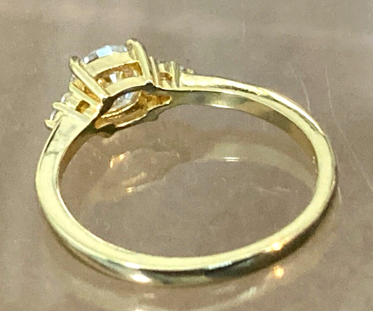 Moissanite Diamond Rings All Sizes & Colours 14k Gold or Rhodium Finish S925