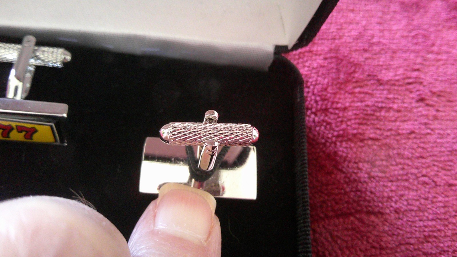 Cufflinks – Slot Machine Casino Numbers 777