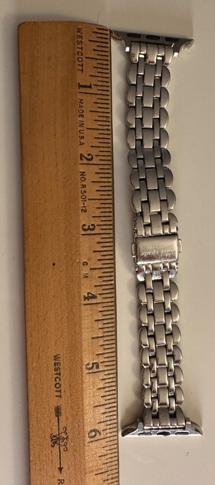 Kate Spade New York Stainless Steel Watch Band For Apple Watch good conditi