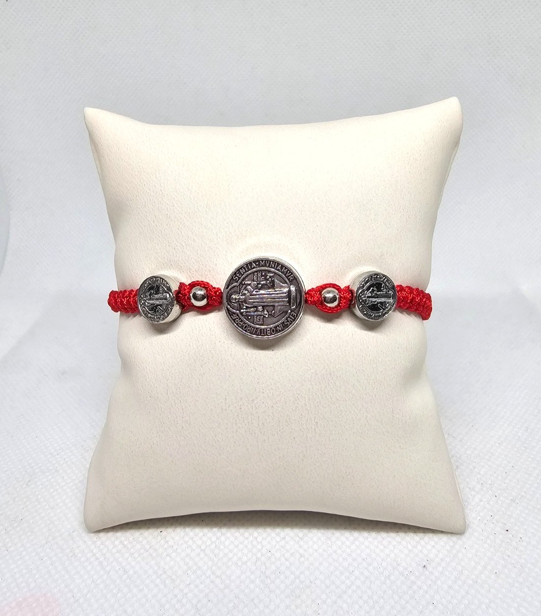 PULSERA SAN BENITO TEJIDO / SAN BENITO BRACELET PARA PROTECCION GUARDIA