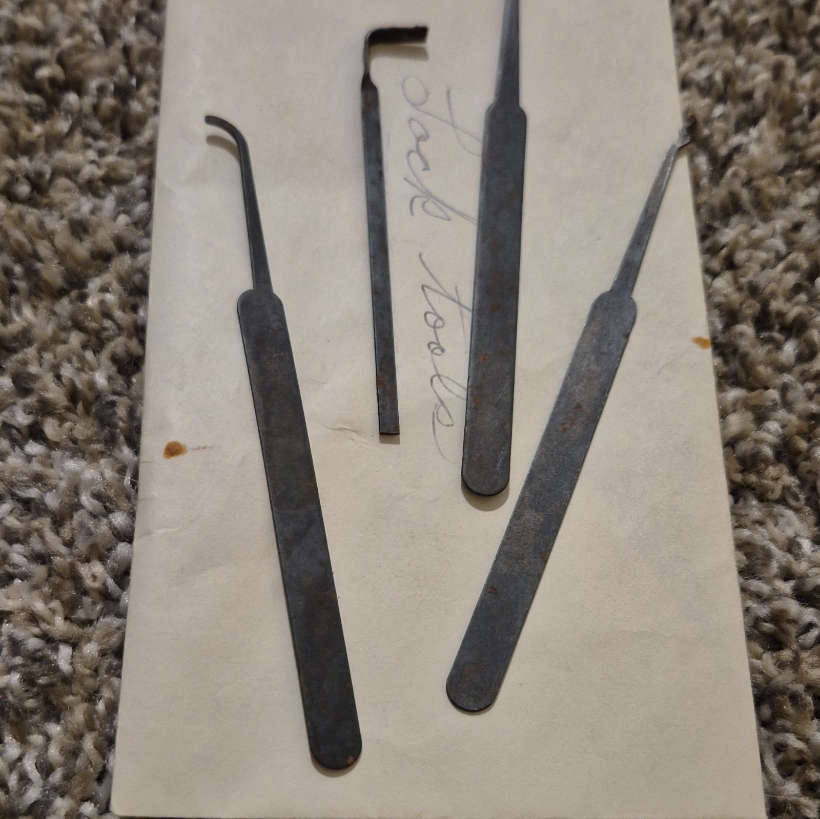 Lot of 4 Watch Tools Precision Picks/Levers Assorted Pieces Watch Repair Tools
