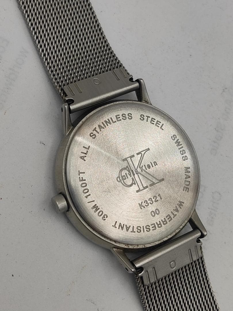ck Calvin Klein K3321 Minimal Small Seconds Quartz M Dead battery