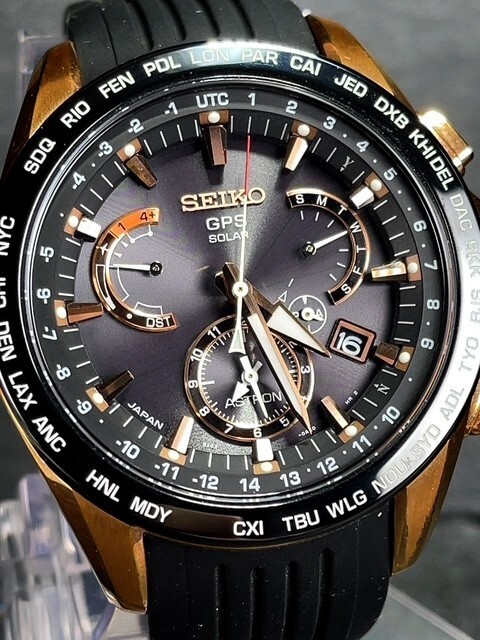 [N MINT] SEIKO Astron SBXB055/8X53-0AC0-2 Solar Powered Radio Men’s Watch
