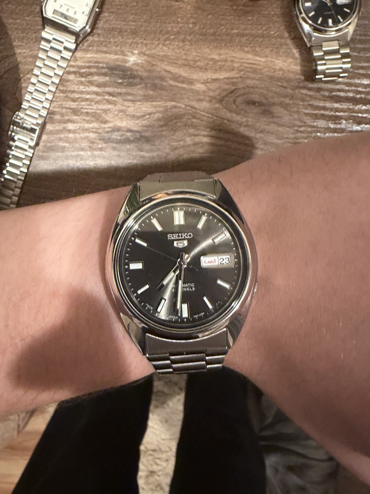 Seiko 5 Sports Men’s Black Watch – SNK361