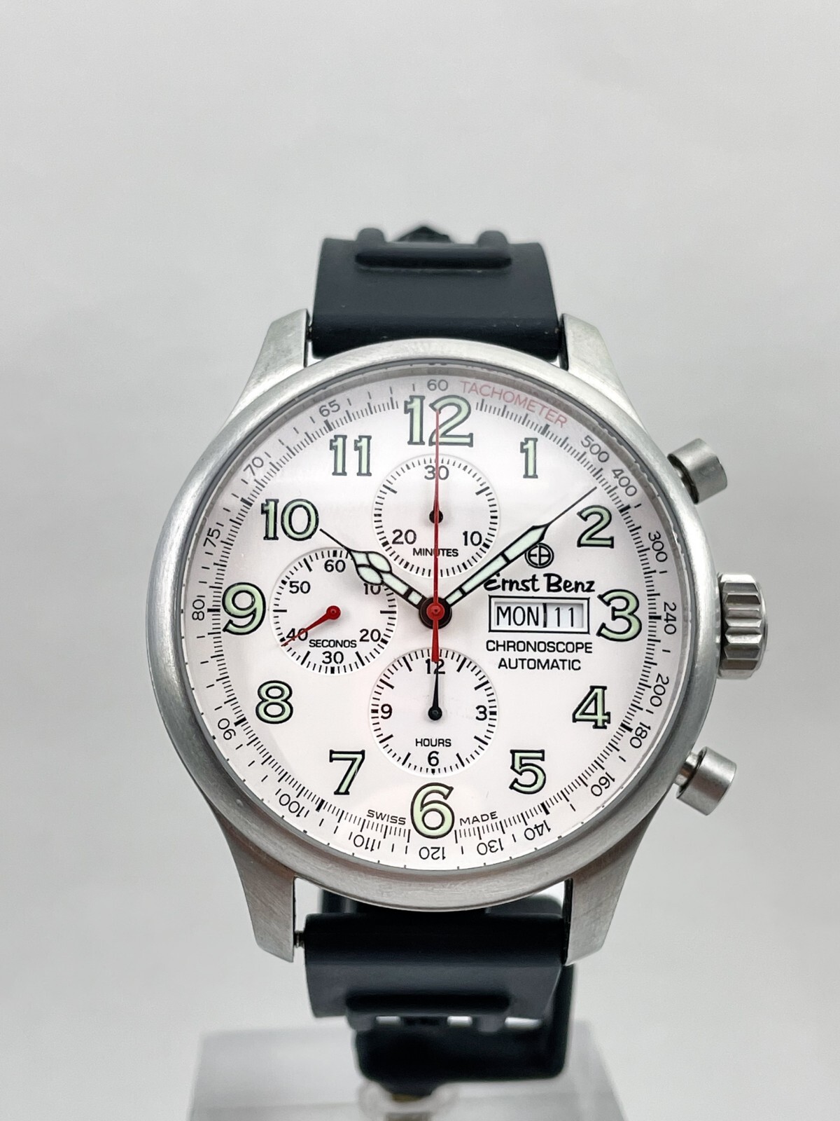 Ernst Benz Chronoscope 47mm Automatic Chronograph Mens Watch