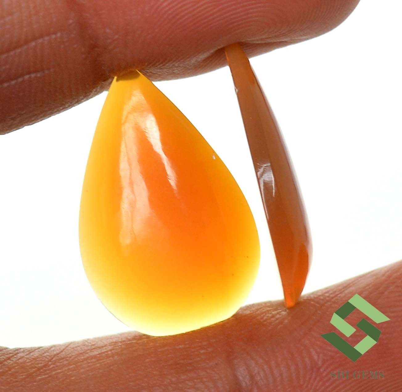 24×15 mm Natural Ethiopian Opal Pear Cabochon Pair 11.09 CTS Loose Gemstones