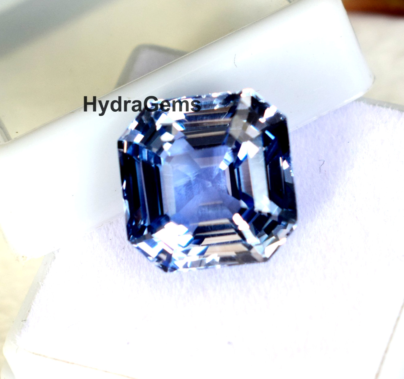 Rare 12 Ct Natural Blue Sapphire Certified Loose Gemstone Ceylon Neelam Jewelry