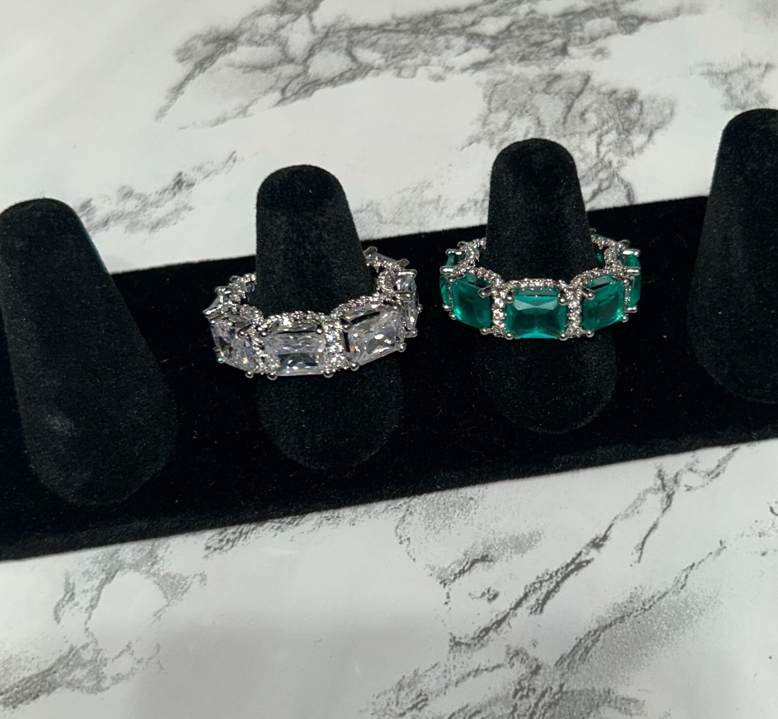AQUA Color Stone Luxury Ring SIZE 8