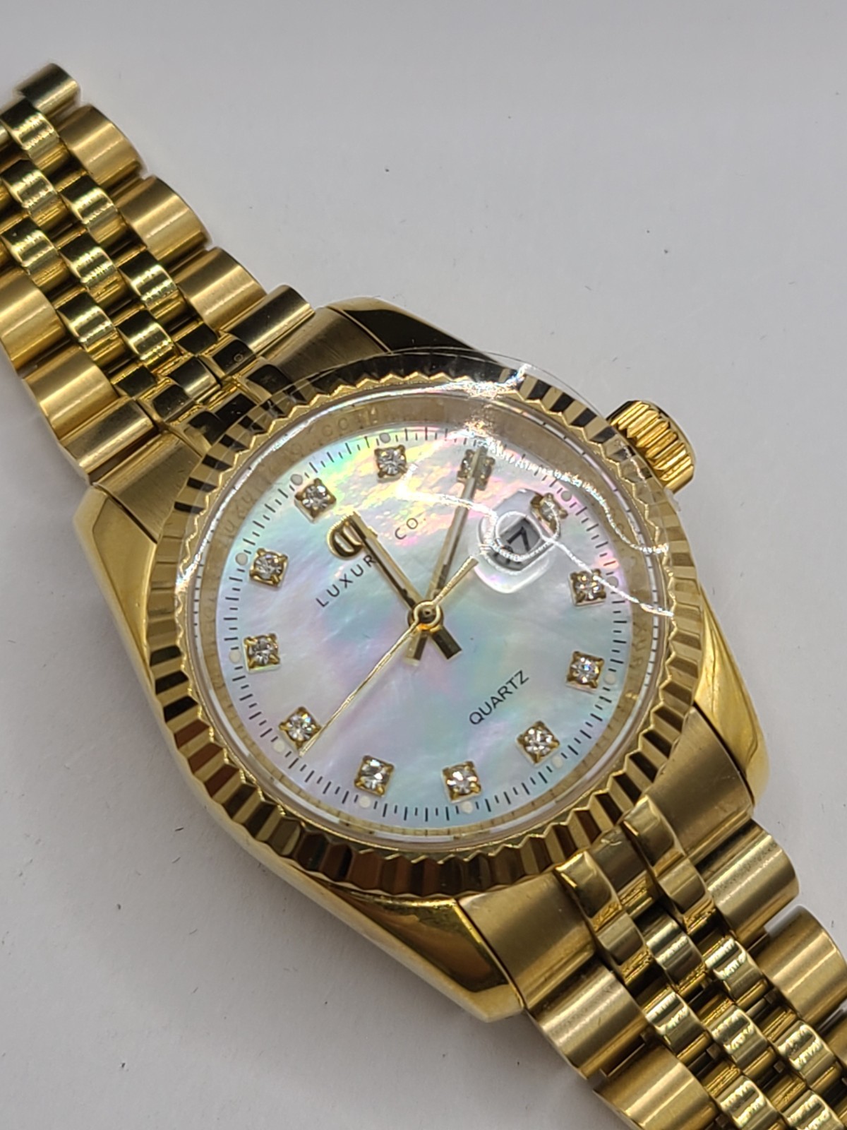 C&C Luxury Co. 31MM Gold & Mother of Pearl – CC CLASSIC WATCH