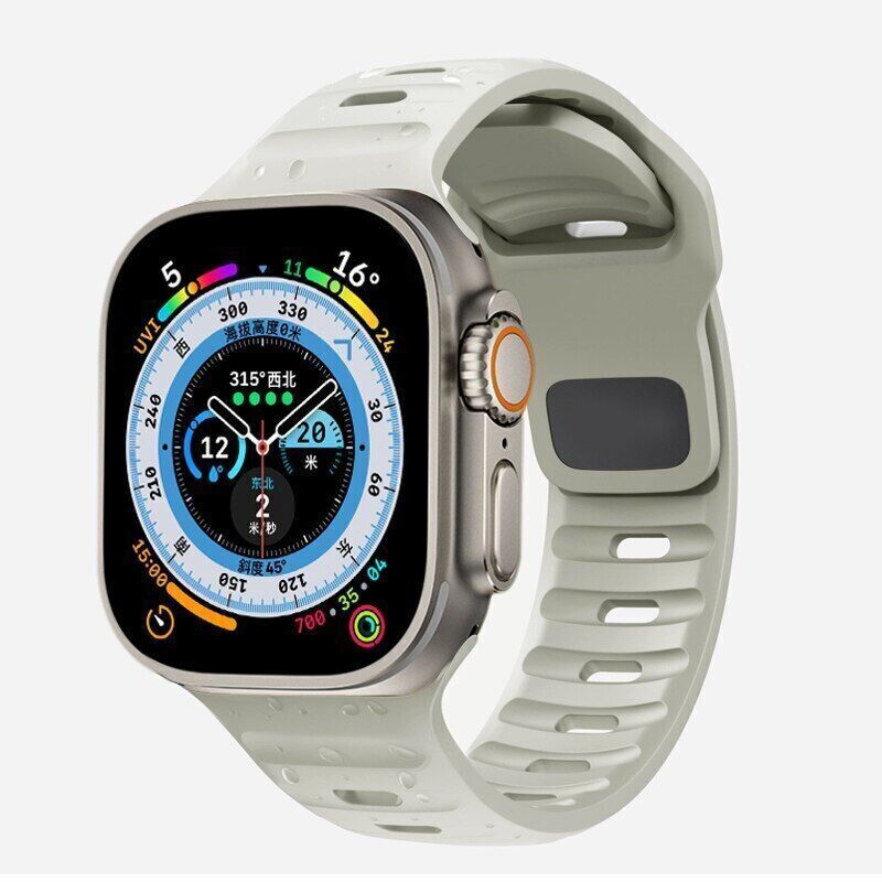 For Apple Watch Series Ultra 11 10 9 8 7 5 Silicone Sport Strap Band 38/49mm