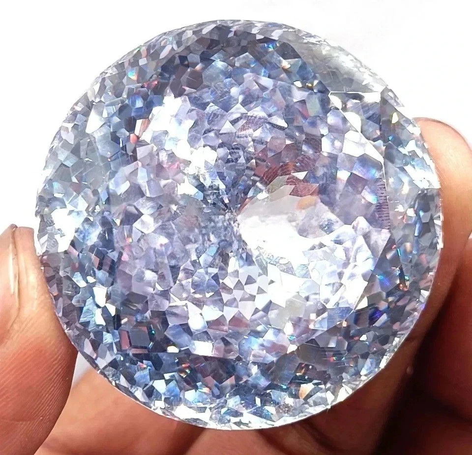 Zircon Certified 500 Ct Natural Cambodian White Color Round Loose Gemstone