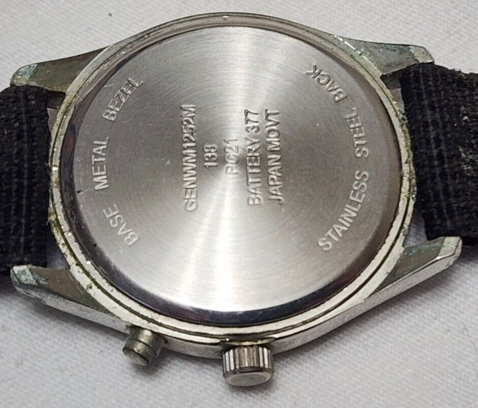 Vintage Accutime Watch Corp. GENWM1252M1 Quartz Analog Men’s Watch