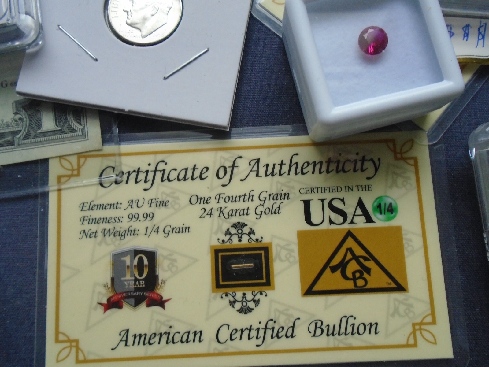 Estate lot Sale US Coins ~ SILVER~GOLD, COINS,RUBIES- 5 PC. LOTS-INVEST NOW